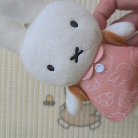 Rare Plush Miffy snuffy Mascot pink sakura backpack kawaii Gift keychain - Picture 4 of 5